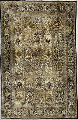 Lot 1926 - A Qum silk rug, Central Persia, circa...