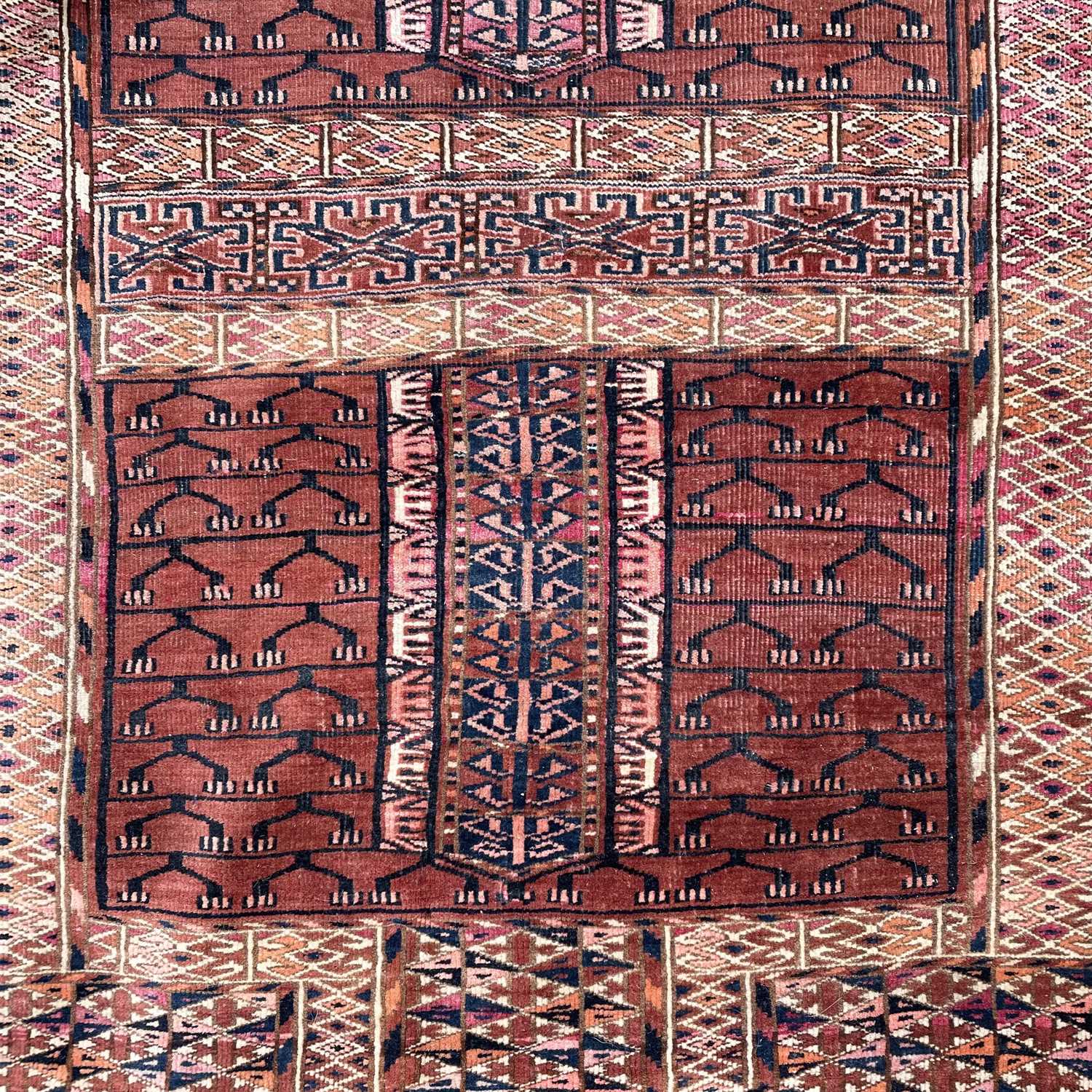 Hatchli Rug Lot 1238 - A Hatchli Turkoman rug, circa 1900, the
