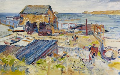 Lot 1 - Fred YATES (1922-2008) View of Cape Cornwall...