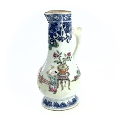 Lot 115 - A Chinese famille rose porcelain jug, 18th...