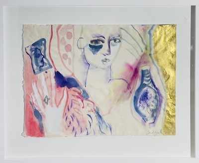 Lot 227 - Janet LYNCH (1938) Perhaps Mixed media on...