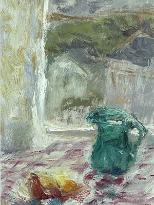 Lot 259 - Alice MUMFORD (1965) Green Jug in the Window...