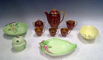Lot 6 - A collection of Carltonware. A Rouge Royale...