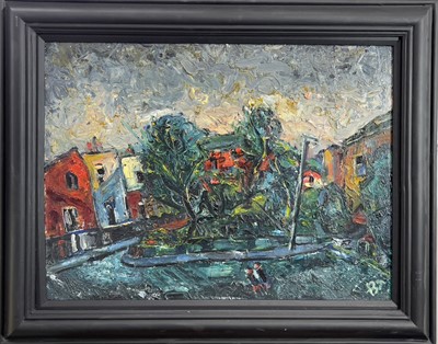 Lot 563 - Barrington TABB (1934) Winter Scene off...