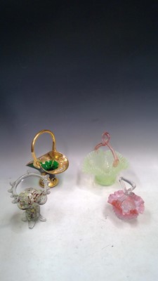 Lot 24 - A set of Four Venetian Glass Baskets. The...
