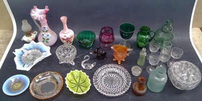 Lot 80 - A mixed collection of Glass. Cut Glass,...