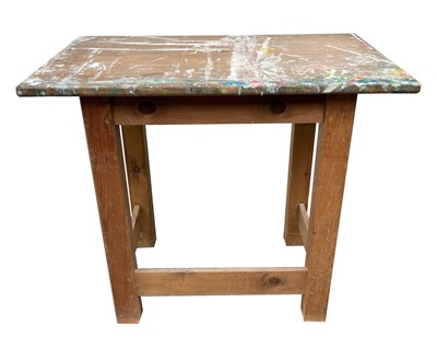 Lot 410 - Sven BERLIN (1911-1999) Wooden work table from...