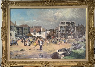 Lot 321 - John AMBROSE (1931-2010) Outside The Sloop Inn,...