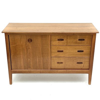 Lot 1853 - Robin Nance, St Ives, a walnut sideboard,...