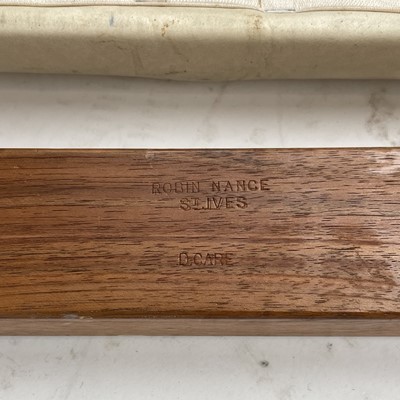 Lot 1832 - Robin Nance, St Ives, a walnut drop-leaf...