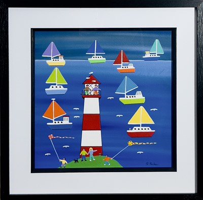 Lot 570 - Gordon BARKER (1960) Fun at the Lighthouse...