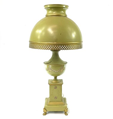 Lot 241 - An Italian toleware table lamp, 20th century,...