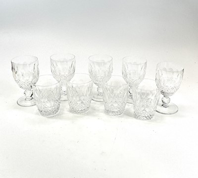 Lot 929 - Four Waterford Irish Lace pattern crystal...