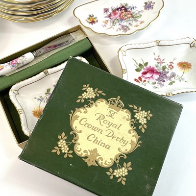 Lot 910 - Royal Crown Derby porcelain Derby Posies tea...