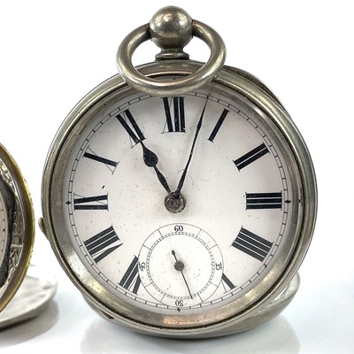 Lot 341 - A ladies gold plated crown wind full hunter...