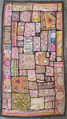 Lot 1221 - Eight Uzbekistan textiles to include two coats...