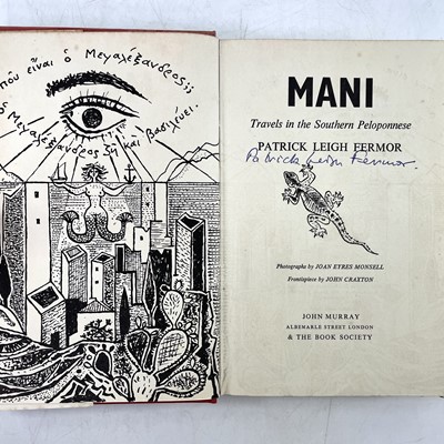 Lot 240 - PATRICK LEIGH FERMOR. 'Mani. Travels in the...