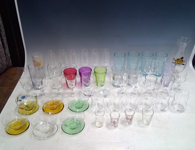 Lot 59 - A collection of Glassware. Six Holme Gaard...