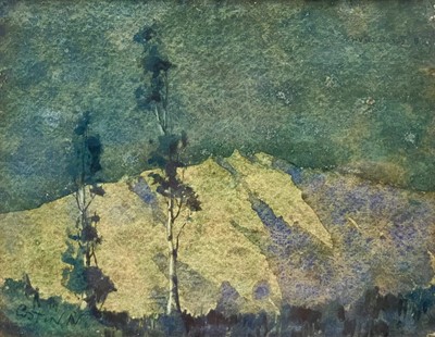 Lot 610 - C.B. Costin NIAN Trees on a Rocky Hillside...