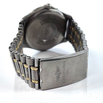 Lot 362 - A Breitling Aerospace titanium and gold plated...