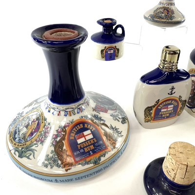 Lot 13 - British Navy Pussers Rum Wade pottery decanter...