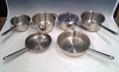 Lot 48 - A Collection of Dome Stainless Steel and...