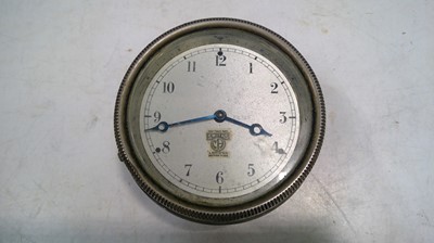 Lot 50 - A 1930s, Smiths 8cm diameter Dashboard Clock.