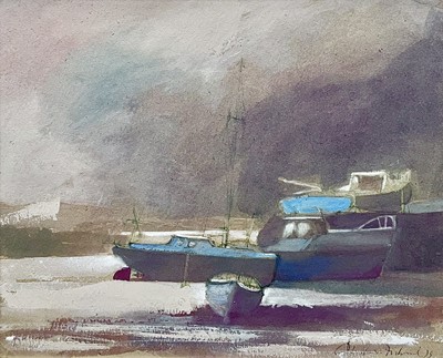 Lot 545 - Clifford FISHWICK (1923-1997) Boats Topsham...