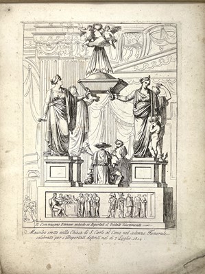 Lot 266 - A series of engravings depicting Pope Pius VII'...