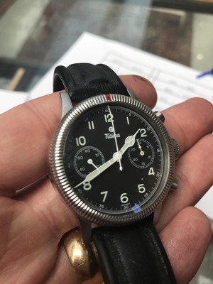 Lot 368 - A Tutima Flieger 1941 Chronograph gentleman's...