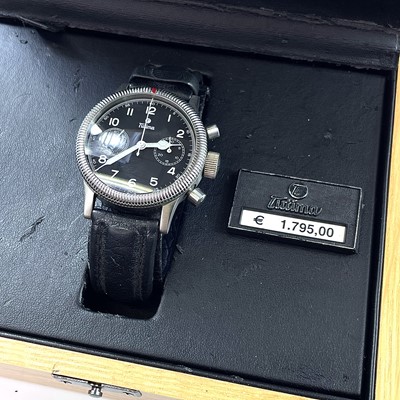 Lot 368 - A Tutima Flieger 1941 Chronograph gentleman's...