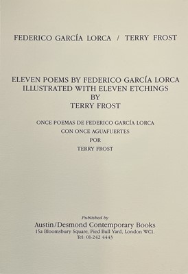 Lot 149 - Sir Terry FROST (1915-2003) A prospectus for...