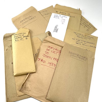 Lot 292 - A collection of envelopes regarding...