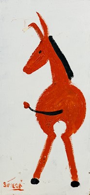 Lot 412 - Simeon STAFFORD (1956) Donkey Oil on board...