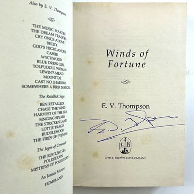 Lot 1067 - E. V. THOMPSON. Five books with four signed by...