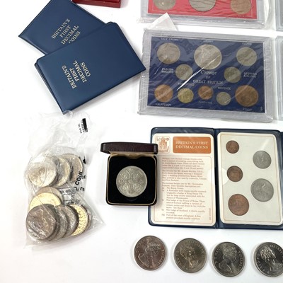 Lot 9 - G.B Crowns, Coin Sets, 1935 Silver Medallion, etc.