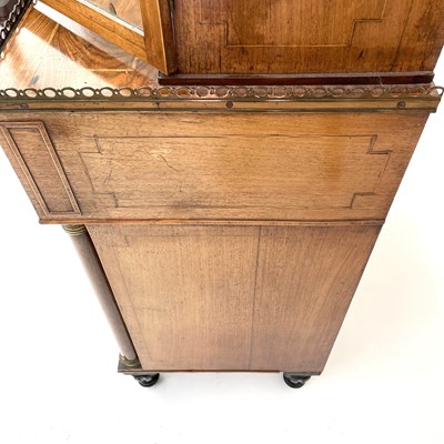 Lot 1828 - A Regency rosewood and kingwood banded...