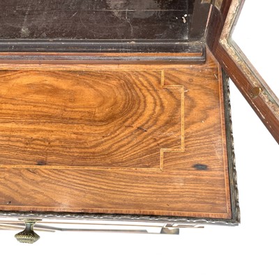 Lot 1828 - A Regency rosewood and kingwood banded...