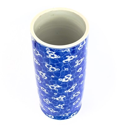 Lot 151 - A Japanese blue and white porcelain prunus...