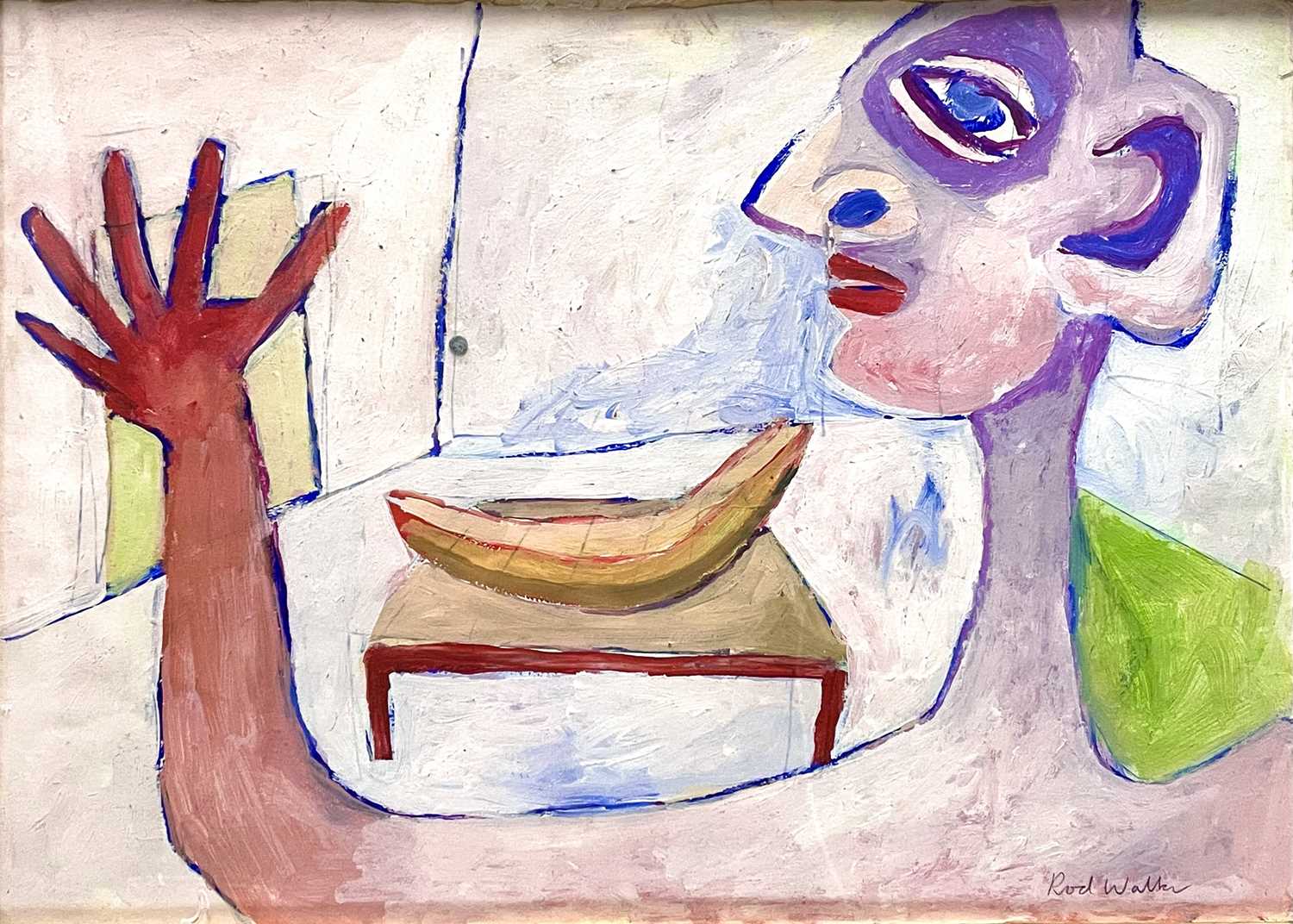 Rod Salker Lot 620 - Rod WALKER (1949) Untitled Mixed media