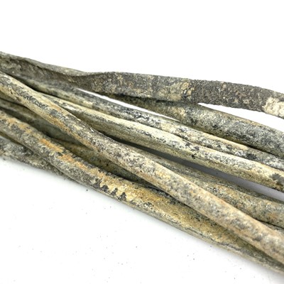 Lot 413 - A bundle of tin straws salvaged from the SS...