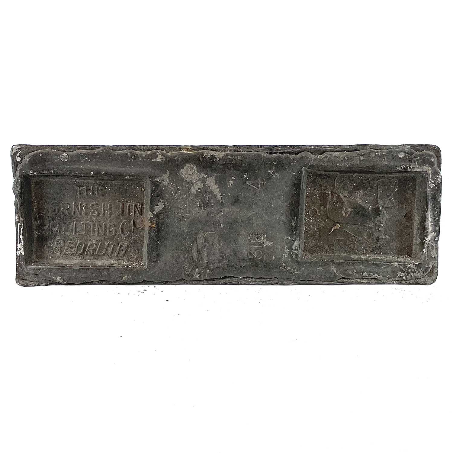 Lot 403 - A Cornish Tin Smelting Co, Redruth, 28lb tin...