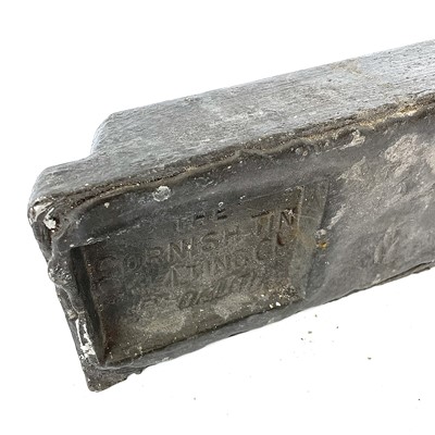 Lot 403 - A Cornish Tin Smelting Co, Redruth, 28lb tin...