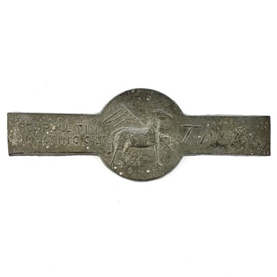 Lot 416 - A Penpoll Tin Smelting Co Truro bar ingot,...