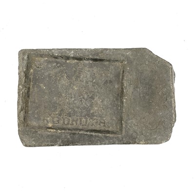 Lot 193 - A 19th century Redruth end of tin ingot,...