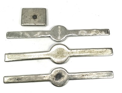 Lot 443 - Four re-strike tin plates 'MELLANEAR WILLIAM...