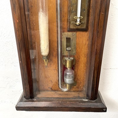 Lot 1702 - A Victorian Admiral Fitzroy barometer, with...