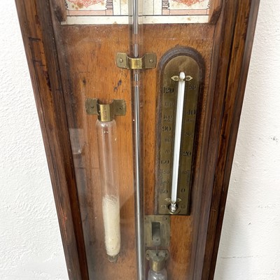 Lot 1702 - A Victorian Admiral Fitzroy barometer, with...