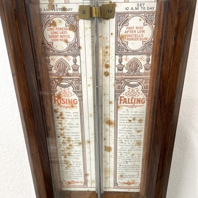 Lot 1702 - A Victorian Admiral Fitzroy barometer, with...