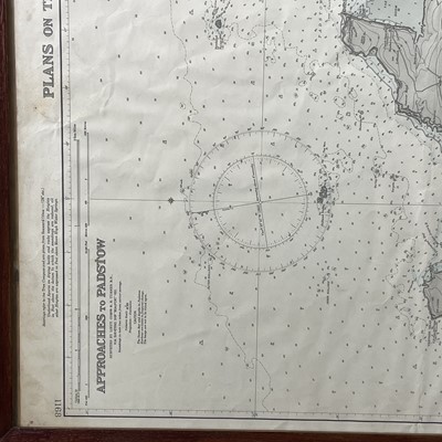 Lot 28 - A mid 20th century sea chart of the Approaches...